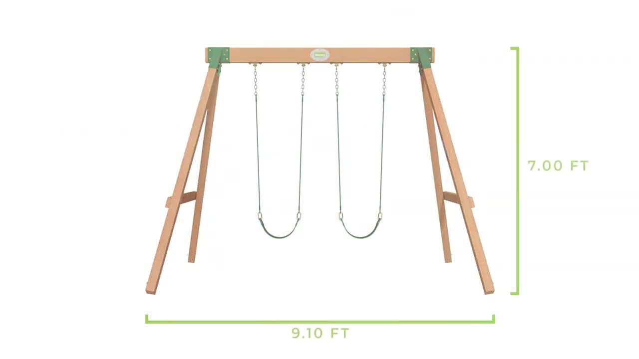 Backyard Discovery Durango Heavy Duty All Cedar Wood Children's A