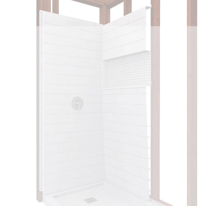 Reviews for Bootz Industries NexTile 60 in. W x 30 in. D x 74 in