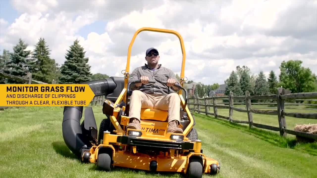 Grass bagger for zero turn online mower