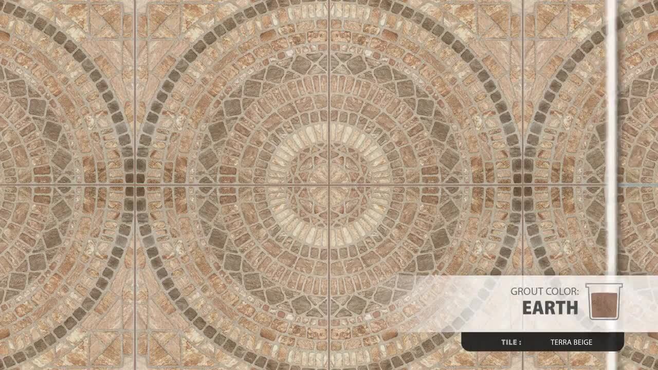 Merola Tile Leticia Beige 17-3/4 in. x 17-3/4 in. Ceramic Floor and Wall Tile (22.5 sq. ft./Case)