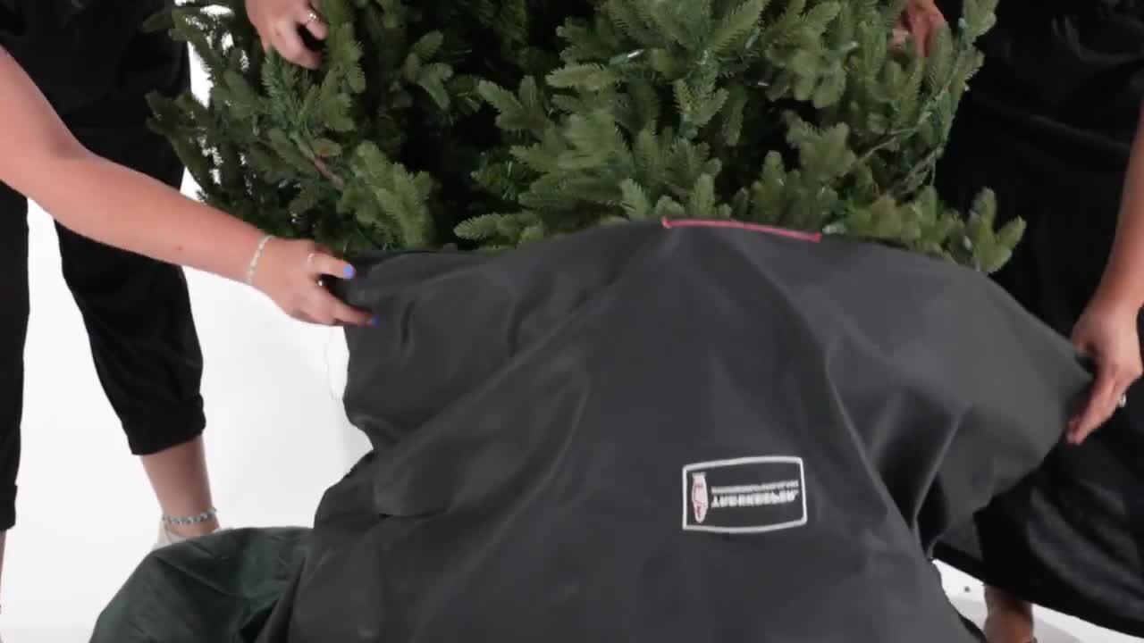 Santa's Bags XXL Expandable Rolling Christmas Tree Storage Bag for Trees Up  to 12 ft. Tall SB-10491-RS - The Home Depot