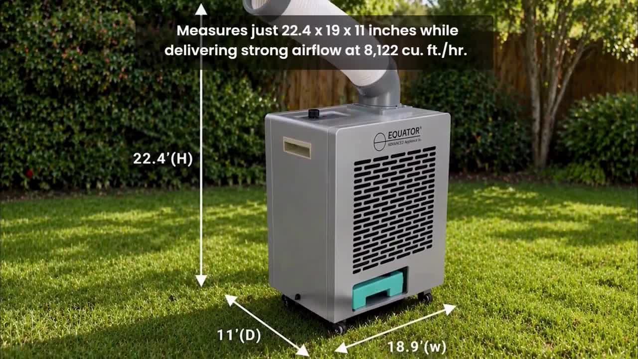 Equator 7000-BTU 250 sq. ft. Weatherized Outdoor Air Conditioner