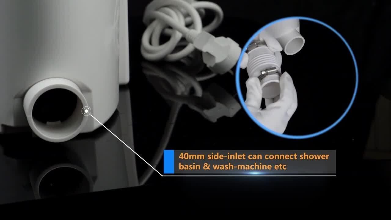 Rear Outlet Macerating 2-Piece 1.0/1.6 GPF Dual Flush Round Toilet, with 0.8 HP Macerating Pump in White Rear Outlet Macerating 2-Piece 1.0/1.6 GPF Dual Flush Round Toilet, with 0.8 HP Macerating Pump in White