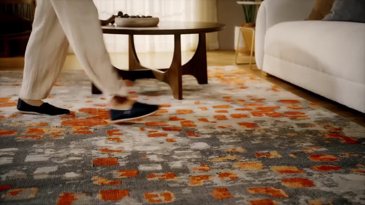 Safavieh Evoke Layla 2 x 7 Ivory/Orange Indoor Abstract Bohemian/Eclectic Runner Safavieh Evoke Layla 2 x 7 Ivory/Orange Indoor Abstract Bohemian/Eclectic Runner