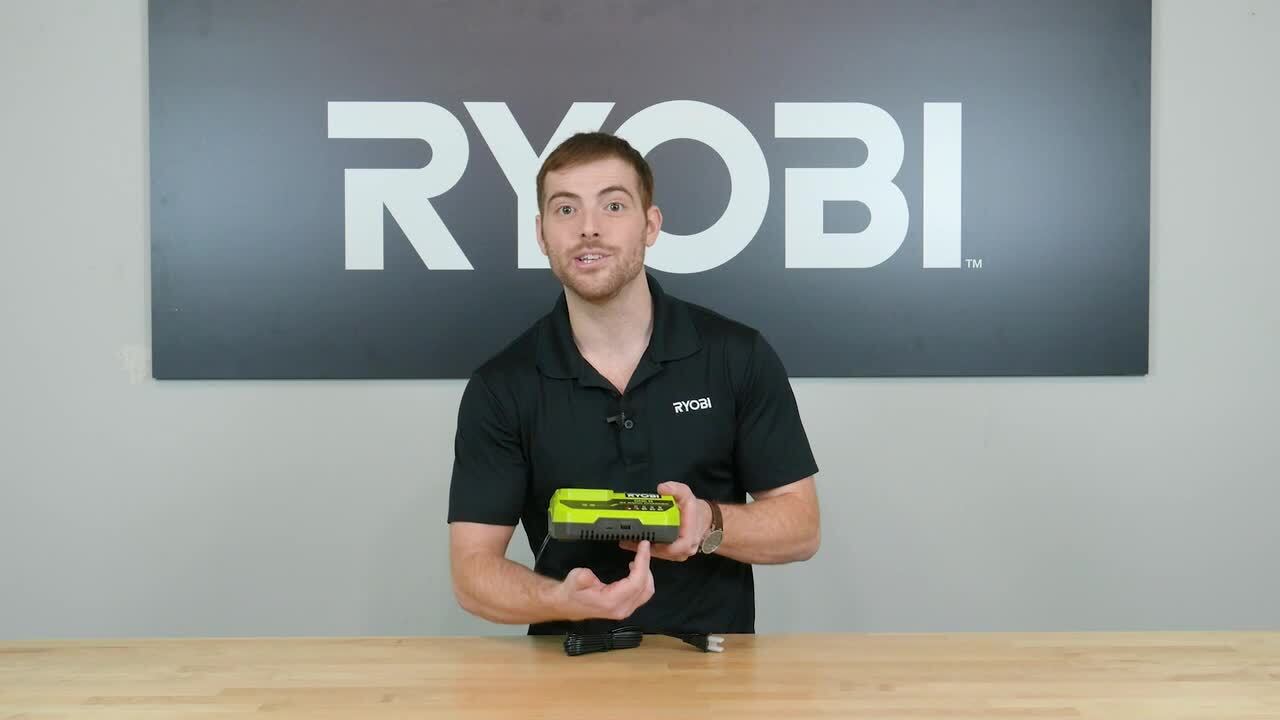 RYOBI ONE+ 18V 8A Rapid Charger PCG008 - The Home Depot