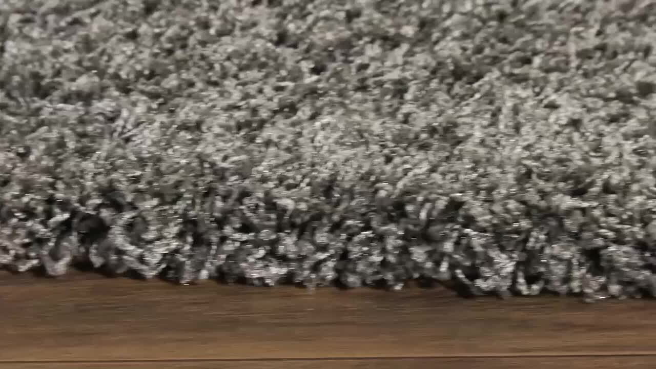 SAFAVIEH California Shag Dark Gray 8 ft. x 10 ft. Solid Area Rug