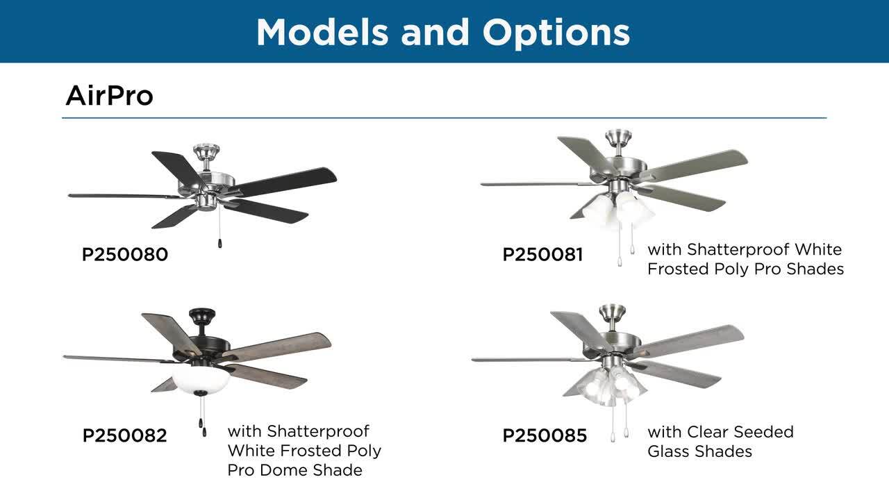 AirPro E-Star - 5 Blade Ceiling Fan on sale with Light Kit