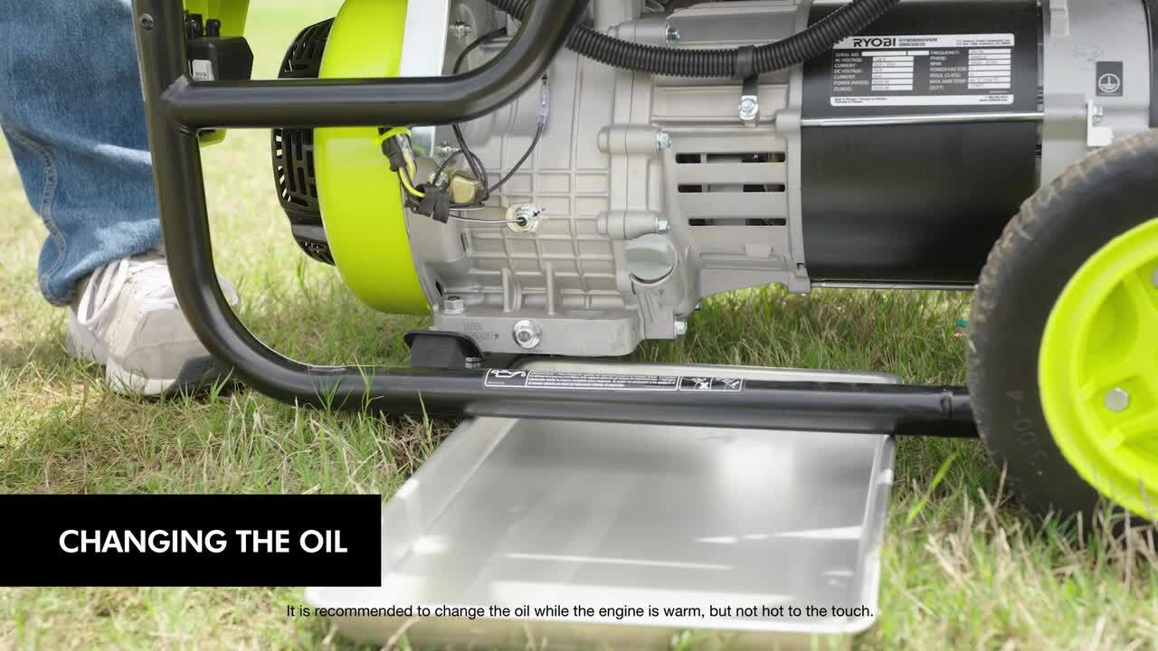 RYOBI 2500-Watt Recoil Start Gas Powered Inverter Generator with