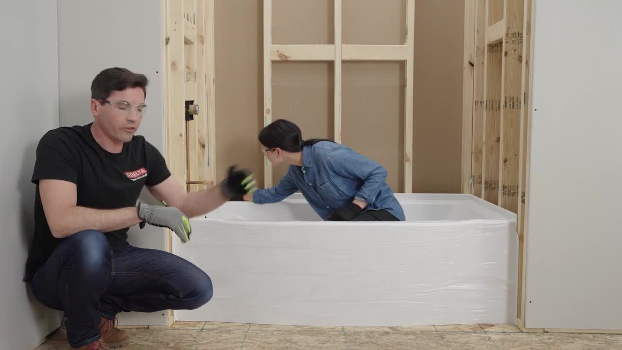 Classic 500 60 in. x 32 in. Soaking Bathtub with Right Drain in High Gloss White