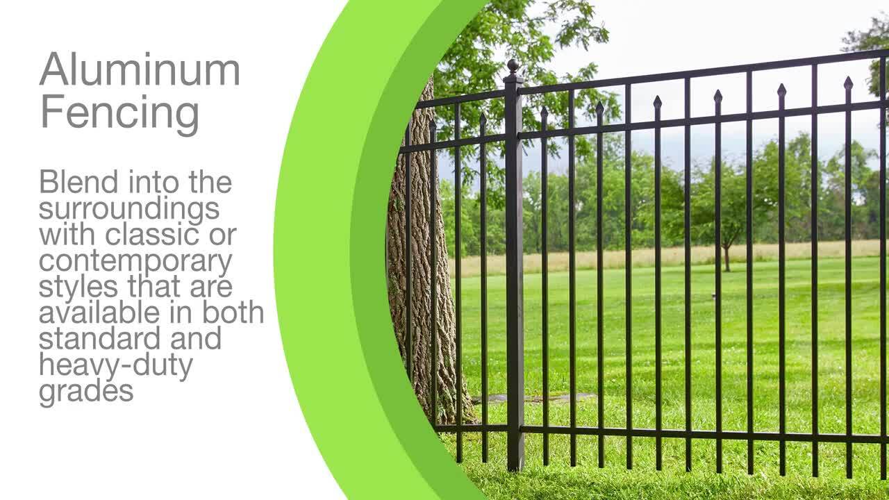 Aluminum Fences: Longevity, Materials, and Cost - Fence Outlet