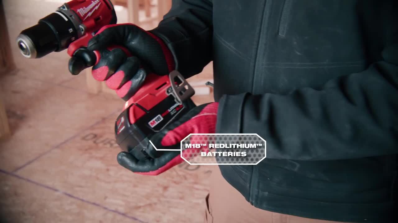 Milwaukee M18 18V Lithium-Ion Brushless Cordless 1/2 in. Compact