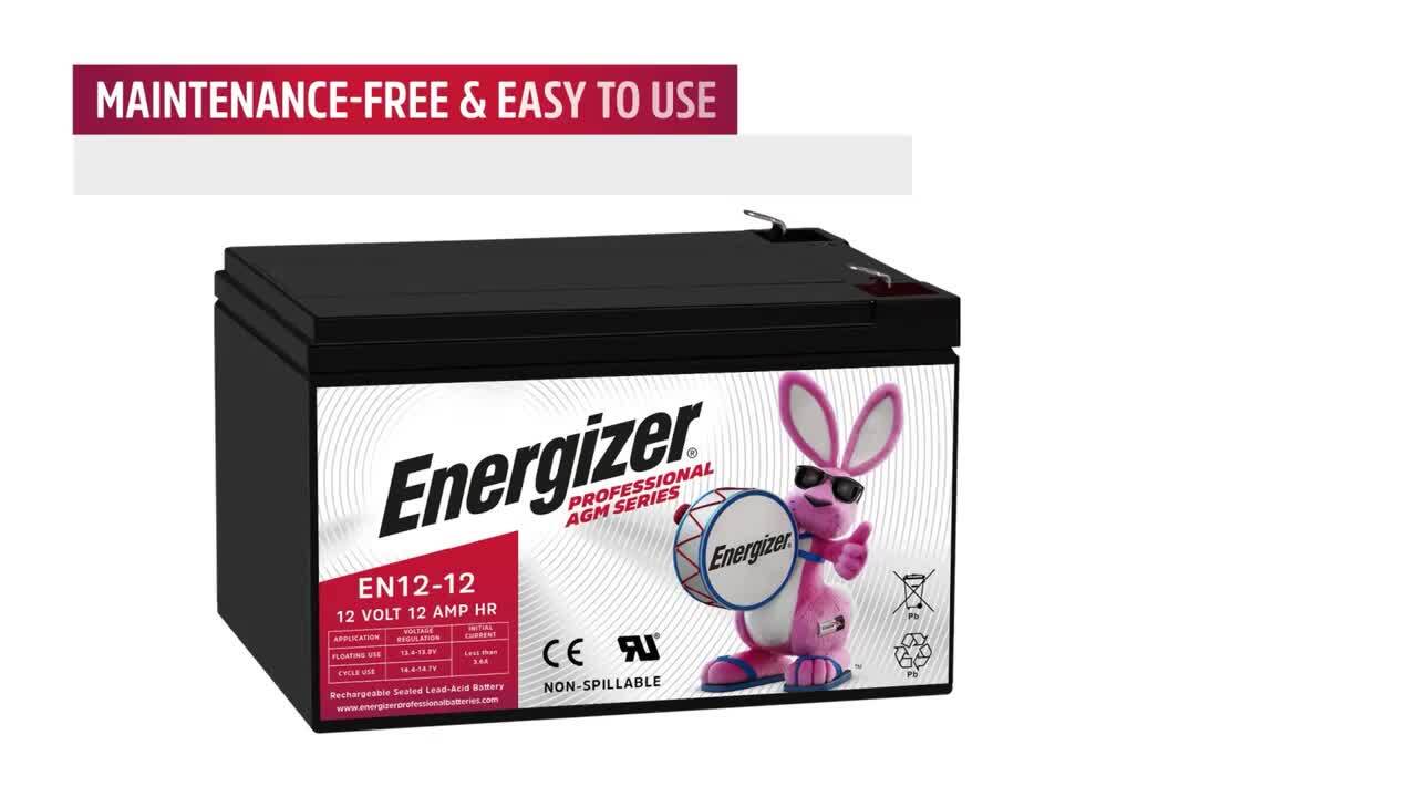 12V 12Ah Rechargeable Sealed Lead Acid High Rate Battery Set of Sixteen, image size:1280x720