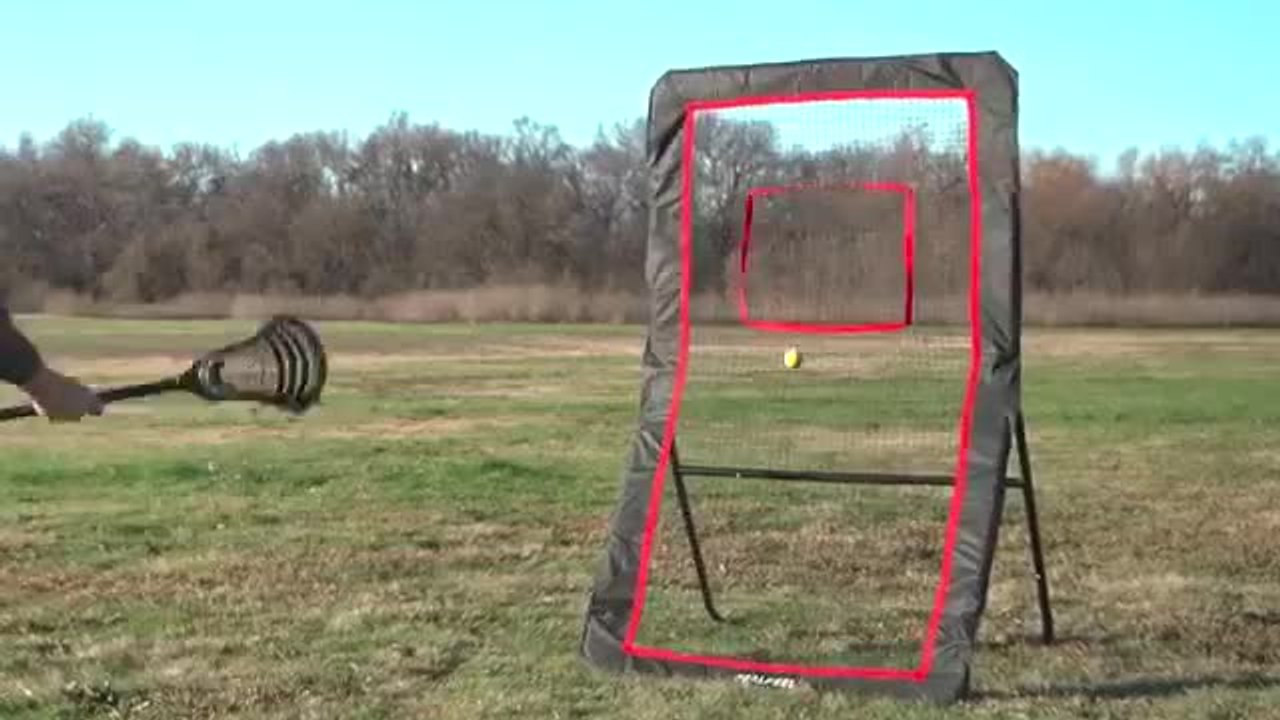 ZEALFEEL 4 x 6 ft. Lacrosse Rebounder with 5-Angles, Target Strip