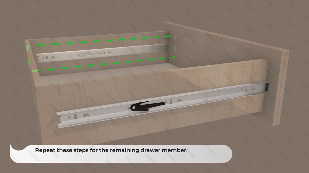 How to Install Drawers with Side Mount Drawer Slides