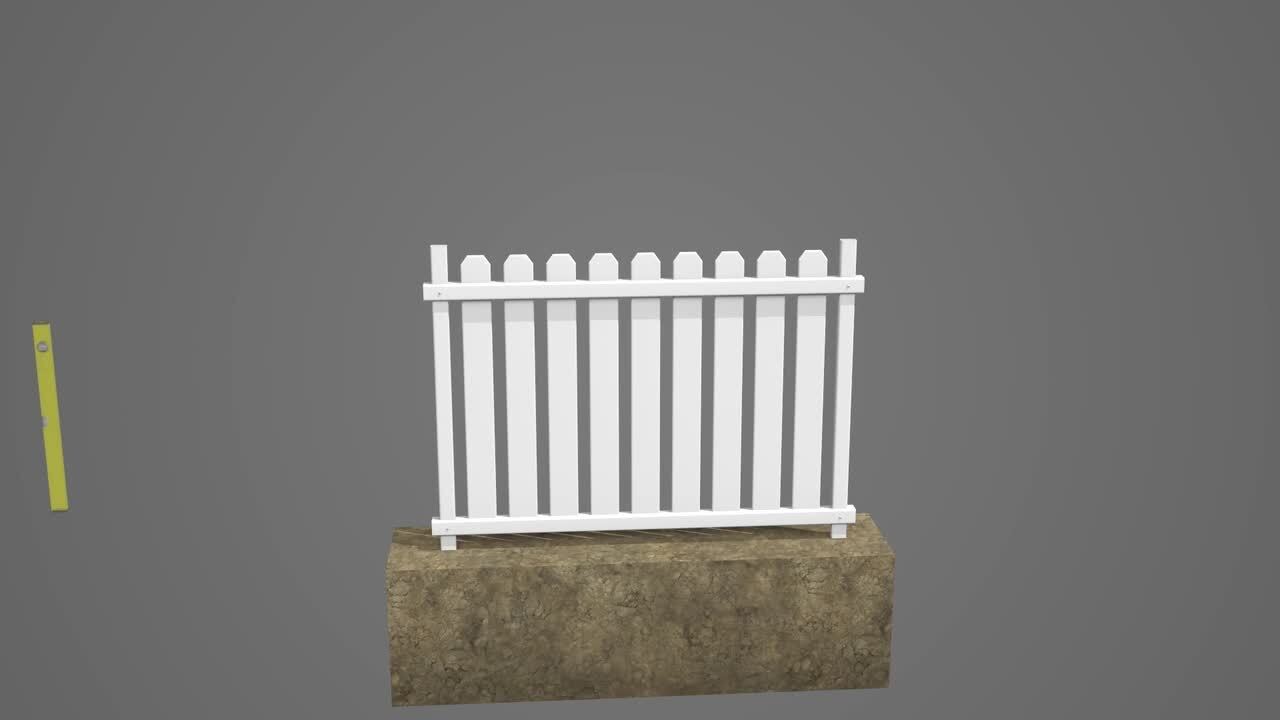 Zippity Outdoor Products Bella Puppy and Garden White Vinyl Fence Kit 2-Pack