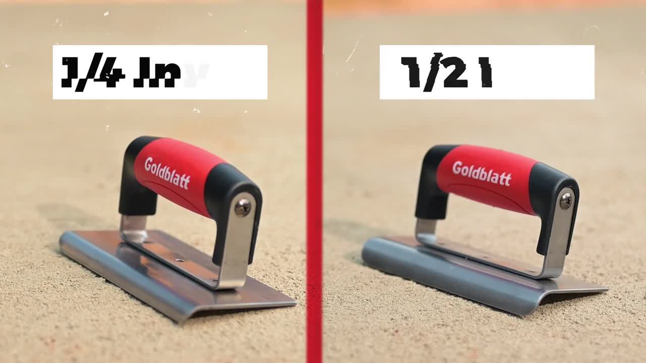 Goldblatt RED SINCE 1885 6 in. x 3 in. Steel Edger 1/2 in