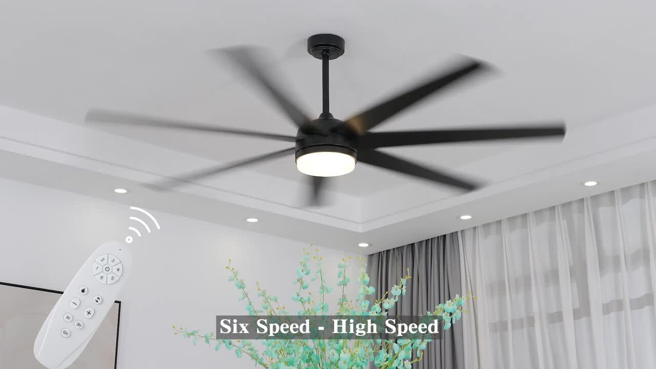 「最終値下げ」星箱works サマーピクニック 2wayボンネット 黒 Sevenine Coastal 72 in. Smart Indoor Matte Black Large Ceiling Fan