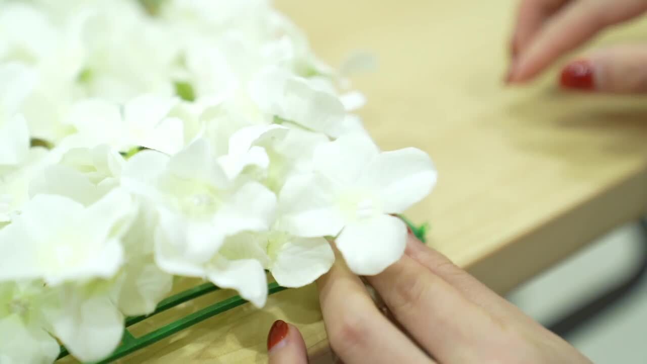Dry Foam for Artificial Flowers Orchid Flowers Artificial Bridal Valentines  Decor Artificial Bouquet Silk Beautiful Flowers Wedding Artificial flowers