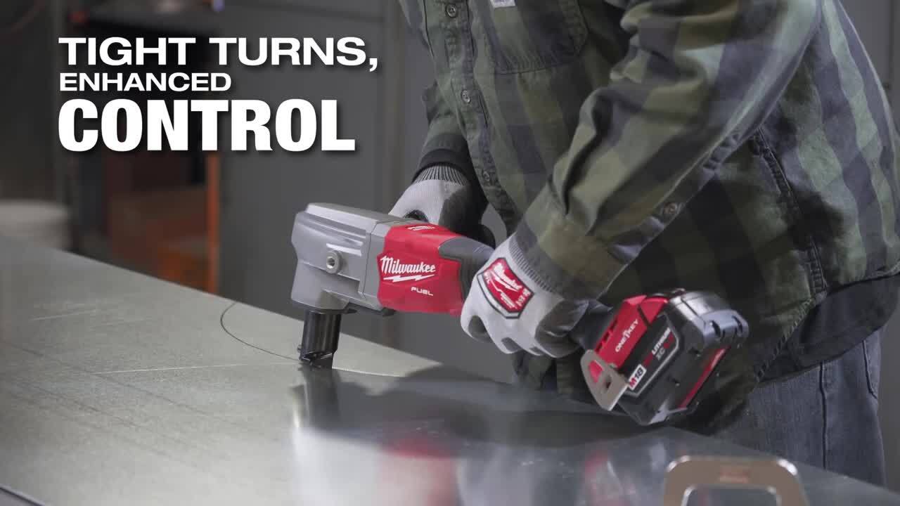 Milwaukee M12 FUEL 12-Volt Lithium-Ion Brushless Cordless 16-Gauge Variable Speed Nibbler, Compact Band Saw and 3 in. Cut Off Saw