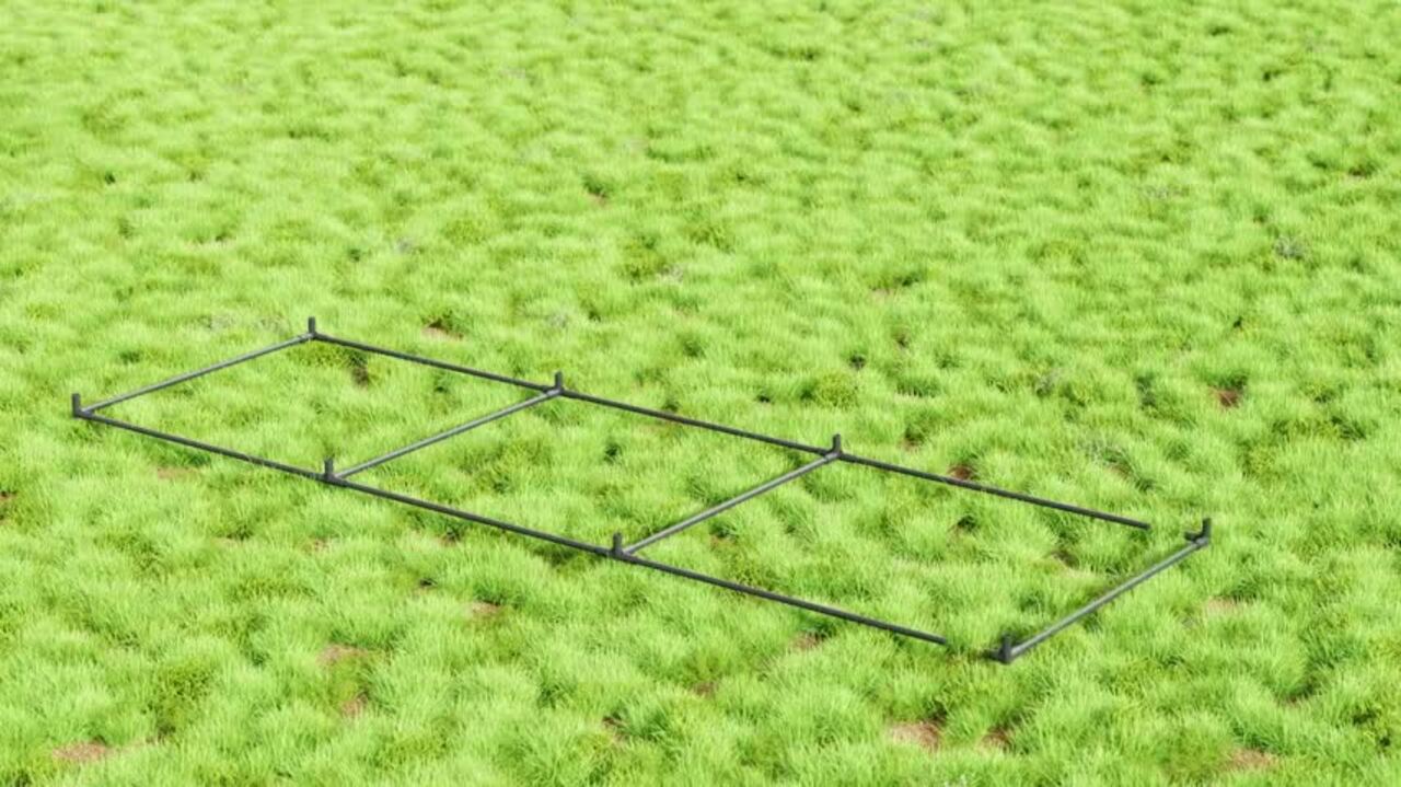 BOZTIY 6.5 ft. x 3.25 ft. x 6 ft. Crop Cage Plant Protection Tent