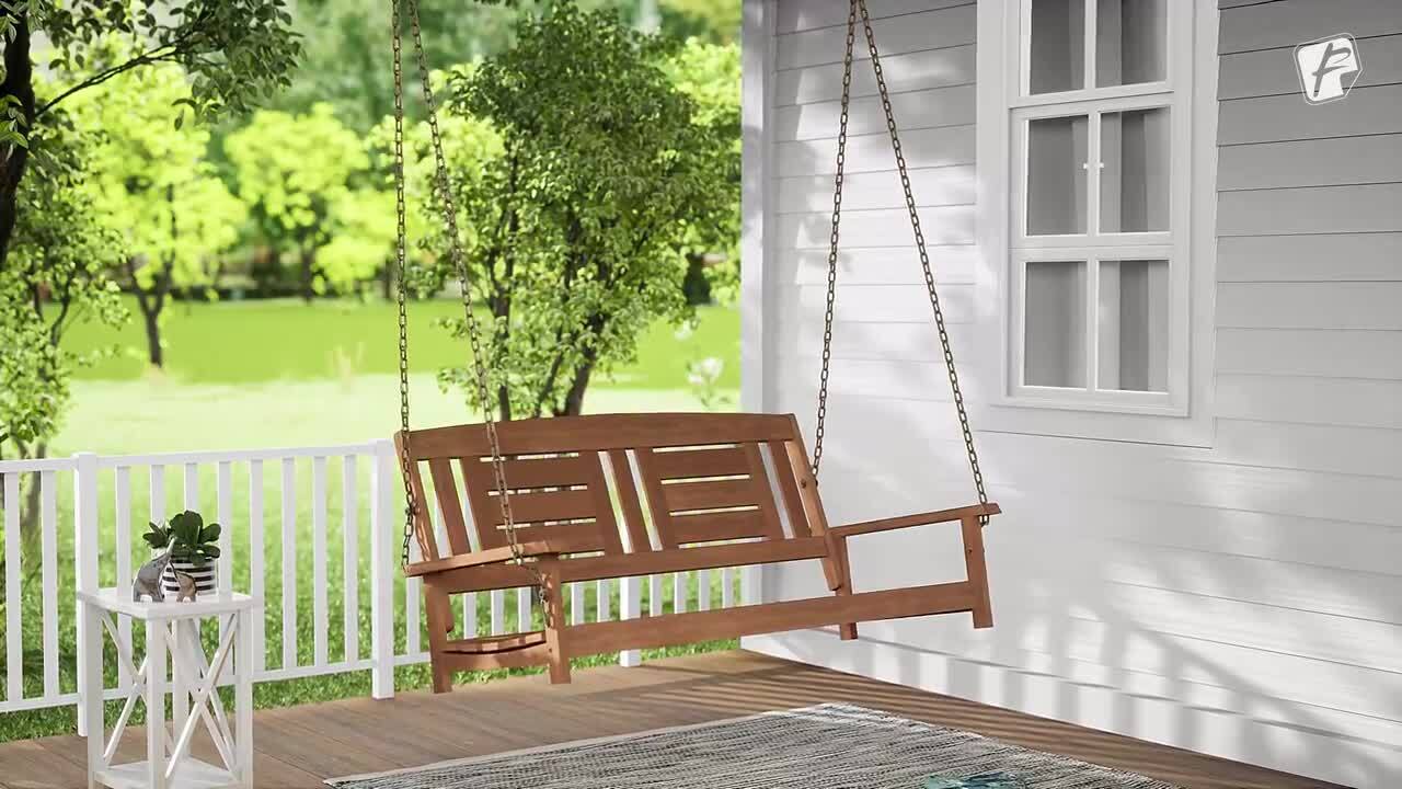 White porch swing online with stand