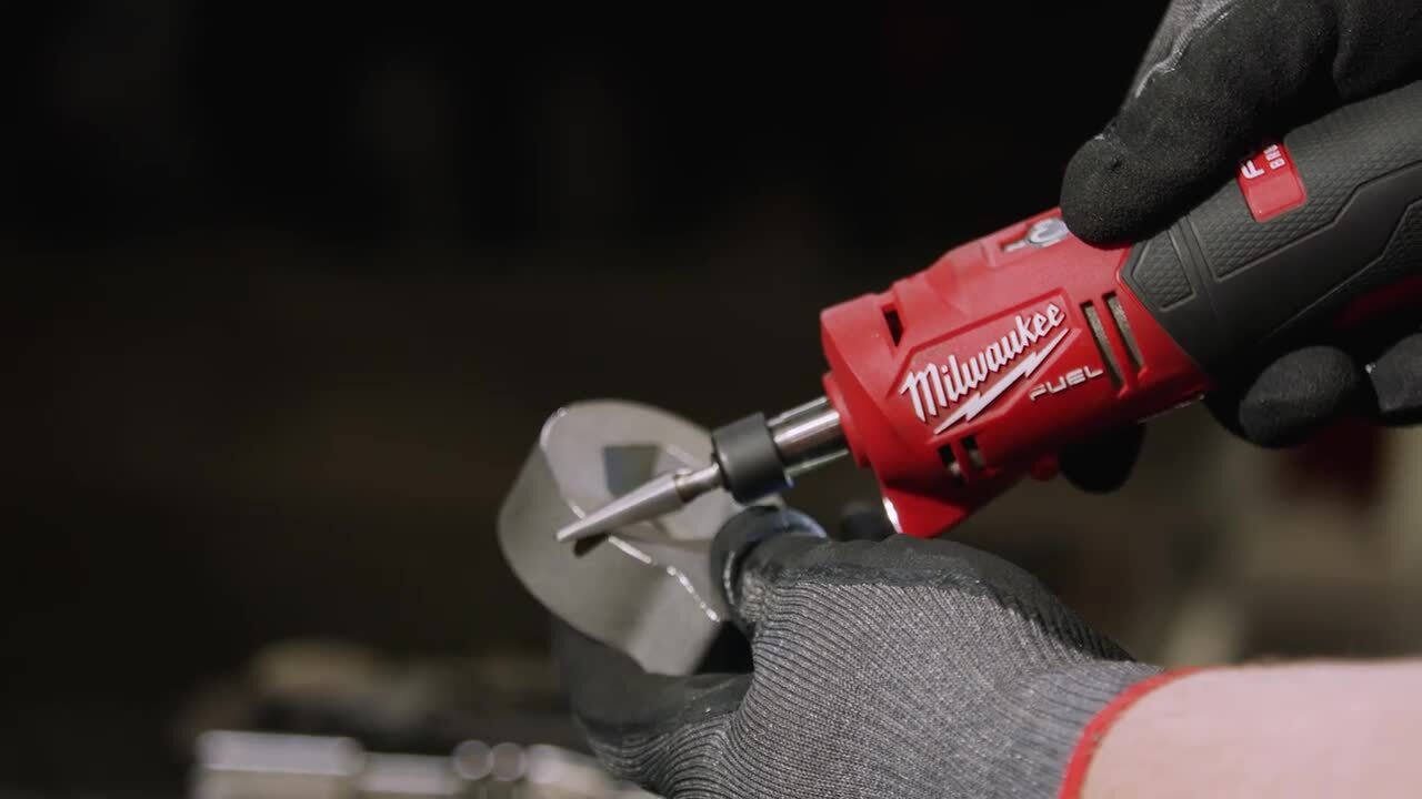M18 FUEL die grinders from Milwaukee Tool fit in tight spaces