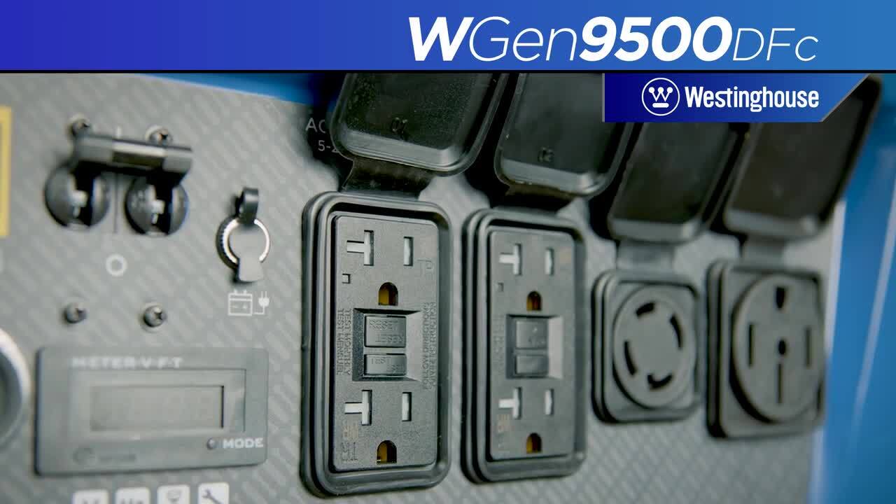 Westinghouse WGen9500DF Generator - Dual Fuel