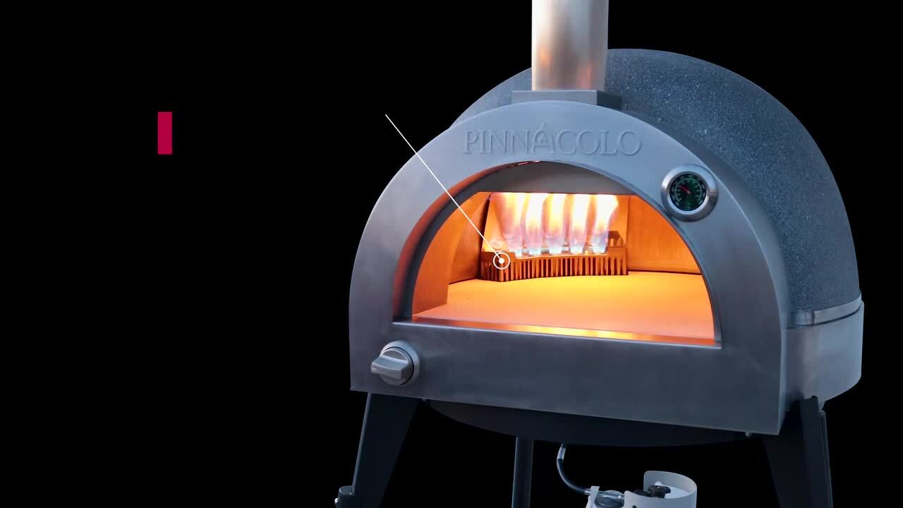 Pinnacolo L'Argilla Thermal Clay Gas Pizza Oven - Patio & Pizza