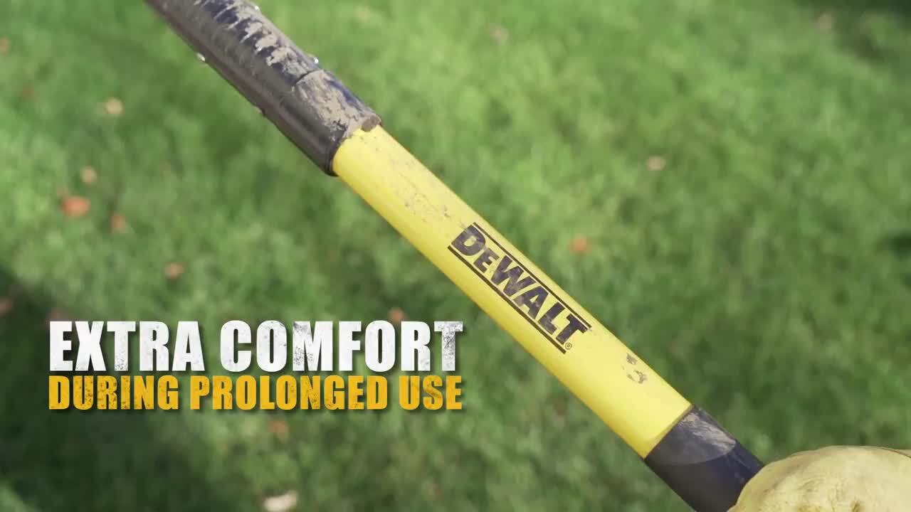 DEWALT 42 in. Fiberglass Handle Drain Spade DXLHA2620 - The Home Depot