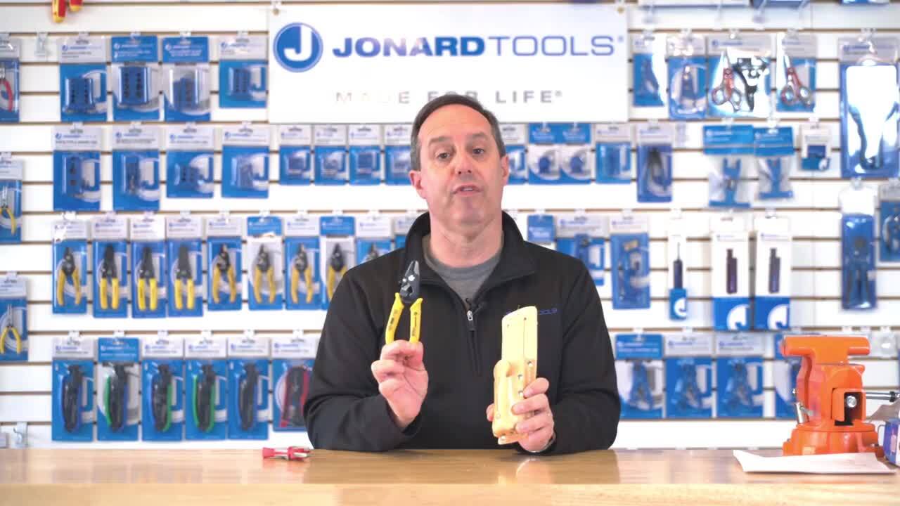 JONARD TOOLS Fiber Optic Stripper and Kevlar Shears Kit TK-355