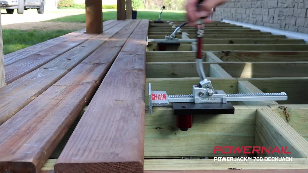 POWERNAIL PowerJack 700 DeckJack Deck Board Straightening and
