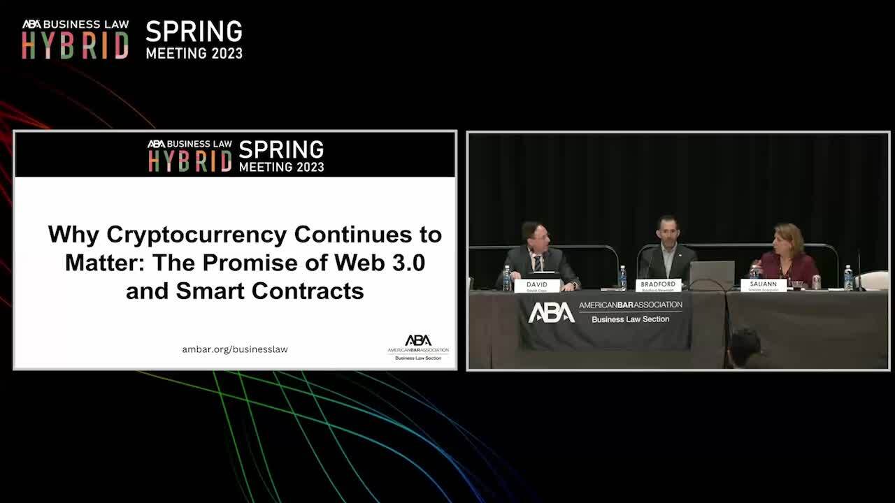 Blockchain, Smart Contracts, Crypto and Web 3.0 For Business Lawyers --  Understanding the Technology and Key Legal Issues