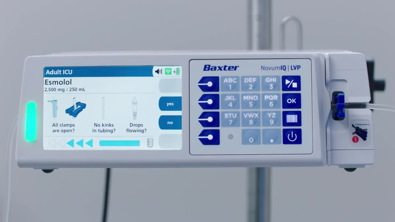 Novum IQ LVP Programming a Continuous Infusion with a Loading Dose