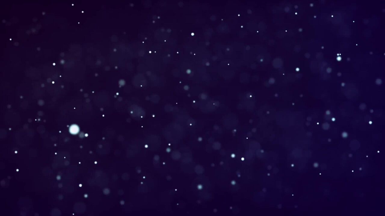 Stars Glitter Blue Space Abstract Motion Background