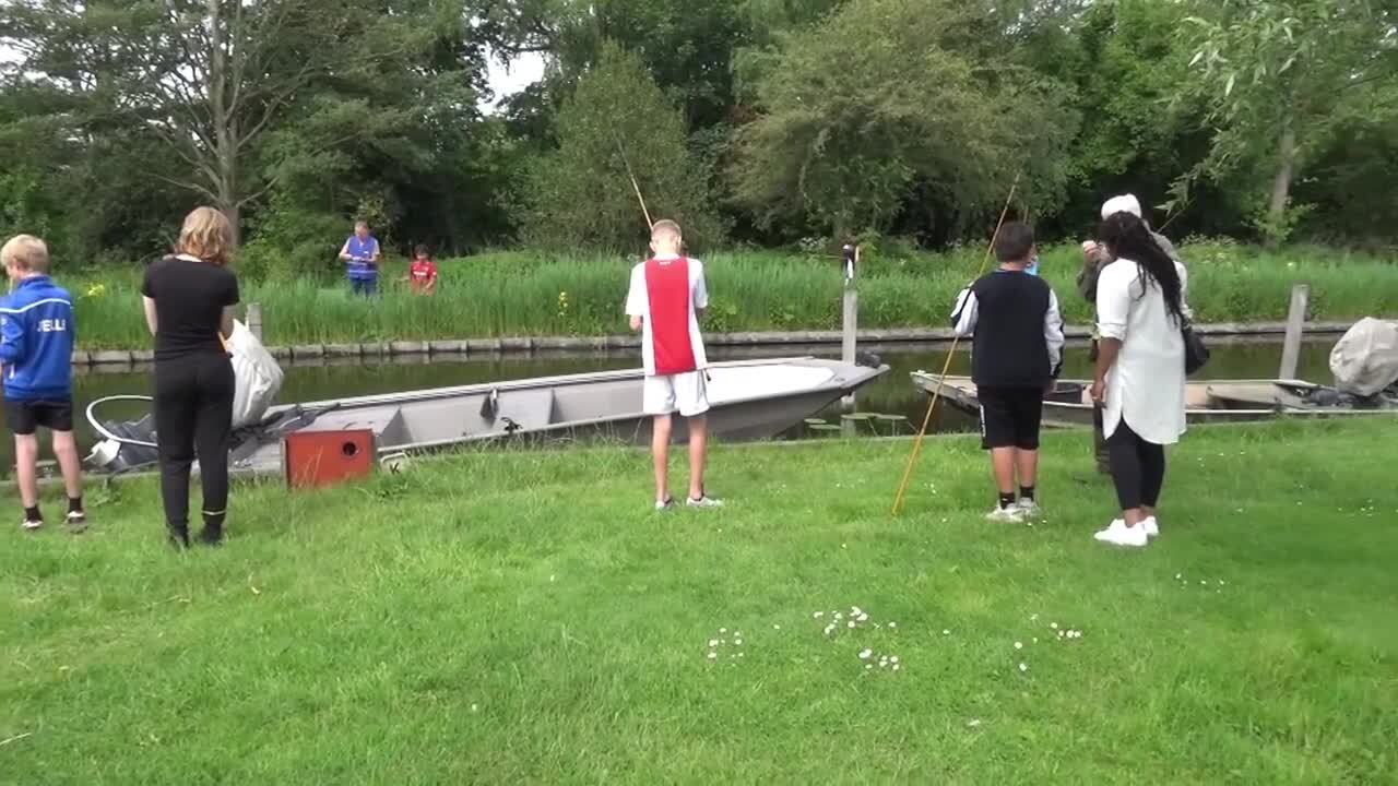 Youngsters and fishing