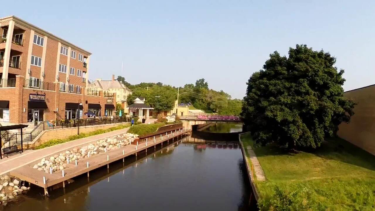 Drone Over Water