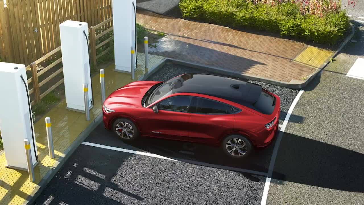 Ford EV Charging In Public, Electric Vehicle