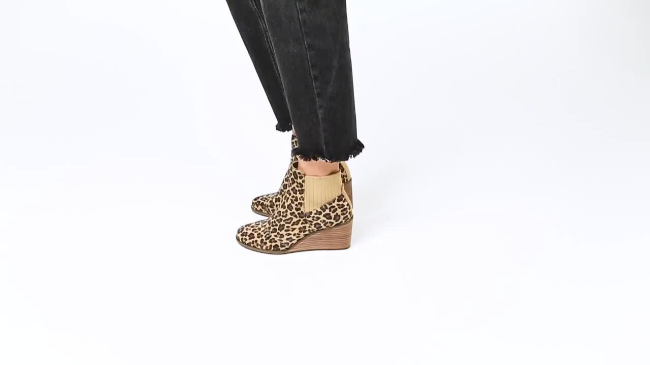 toms leopard boots