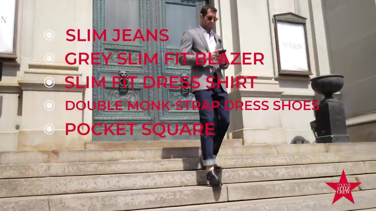 Light Blue Pants Dressy Outfits For Men After 50 (3 ideas & outfits)