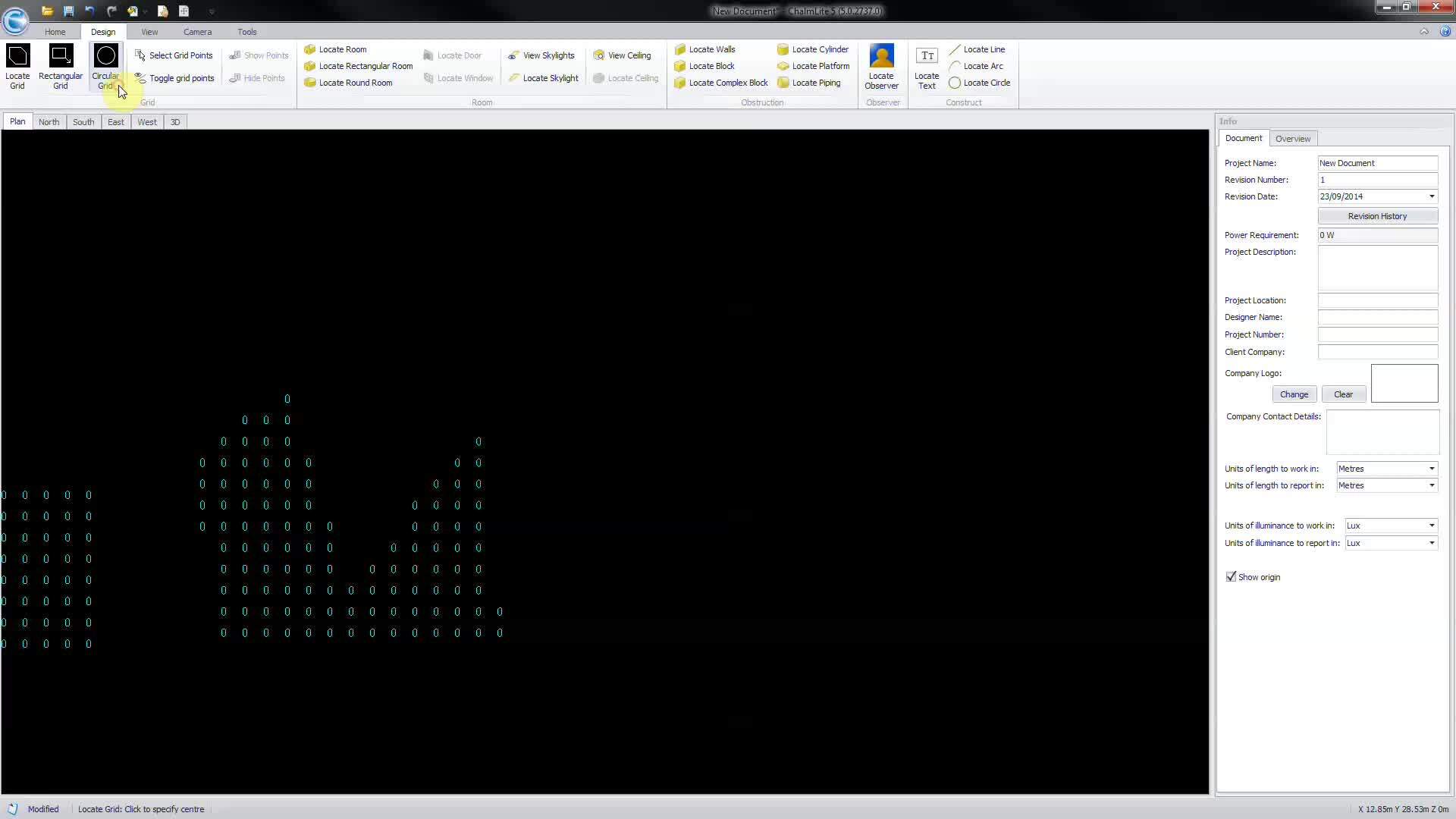 Chalmit Killark Victor V5 Lighting Software-Drawing Exterior Grids