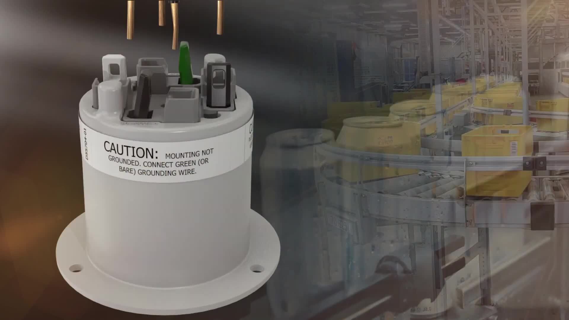 WDK Twist-Lock Plugs and Flanged Inlets with EdgeConnect technology install in 10 seconds