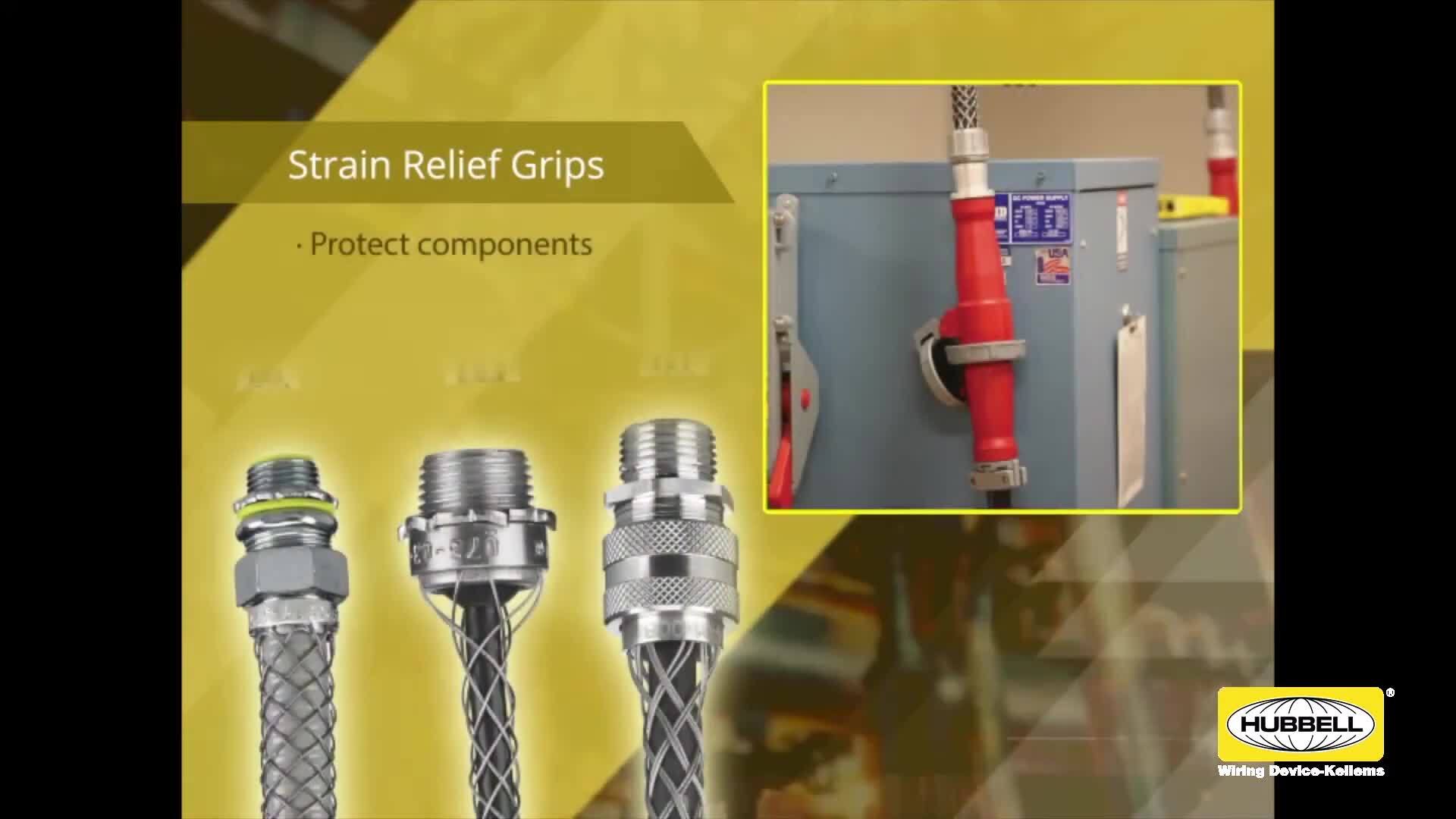 WDK Wire Management Strain Relief Grips