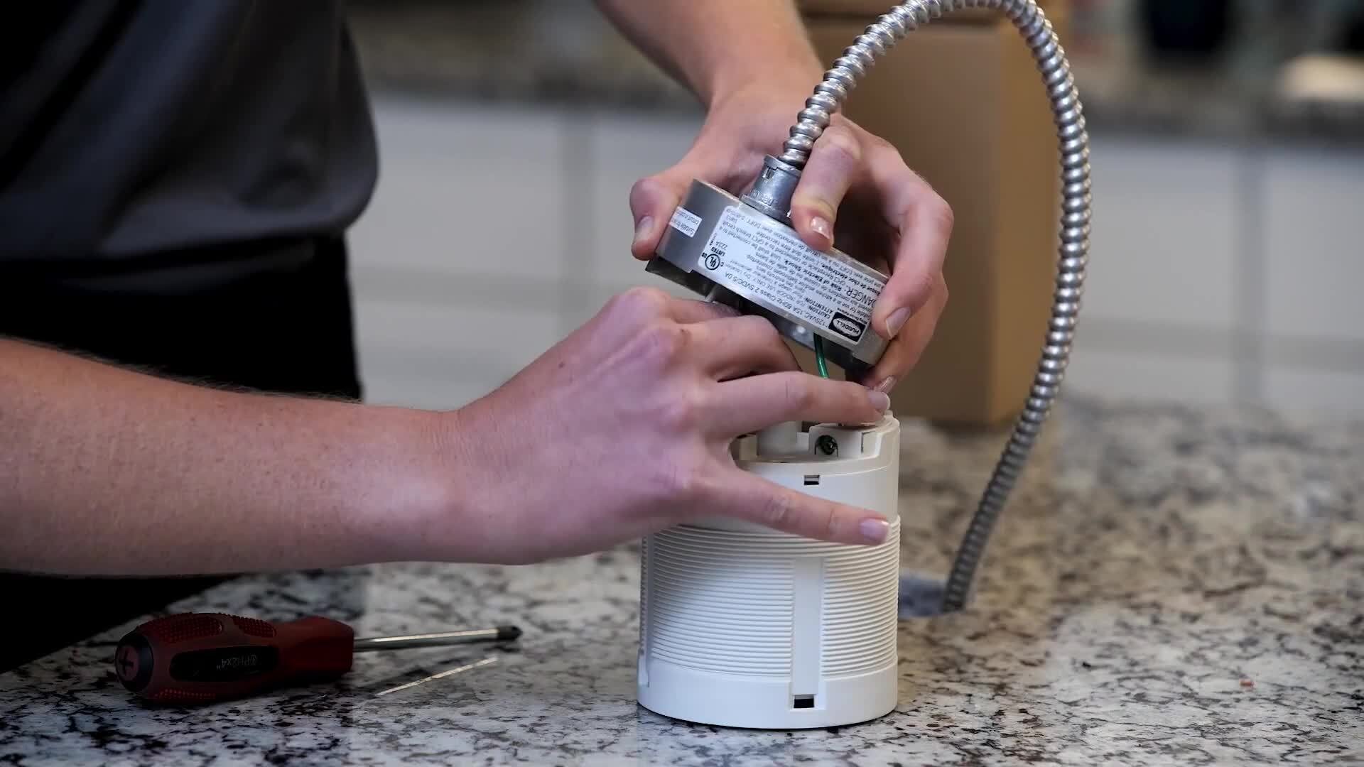 WDK HUBBELL® Tri-Power Countertop Pop-Up Receptacle