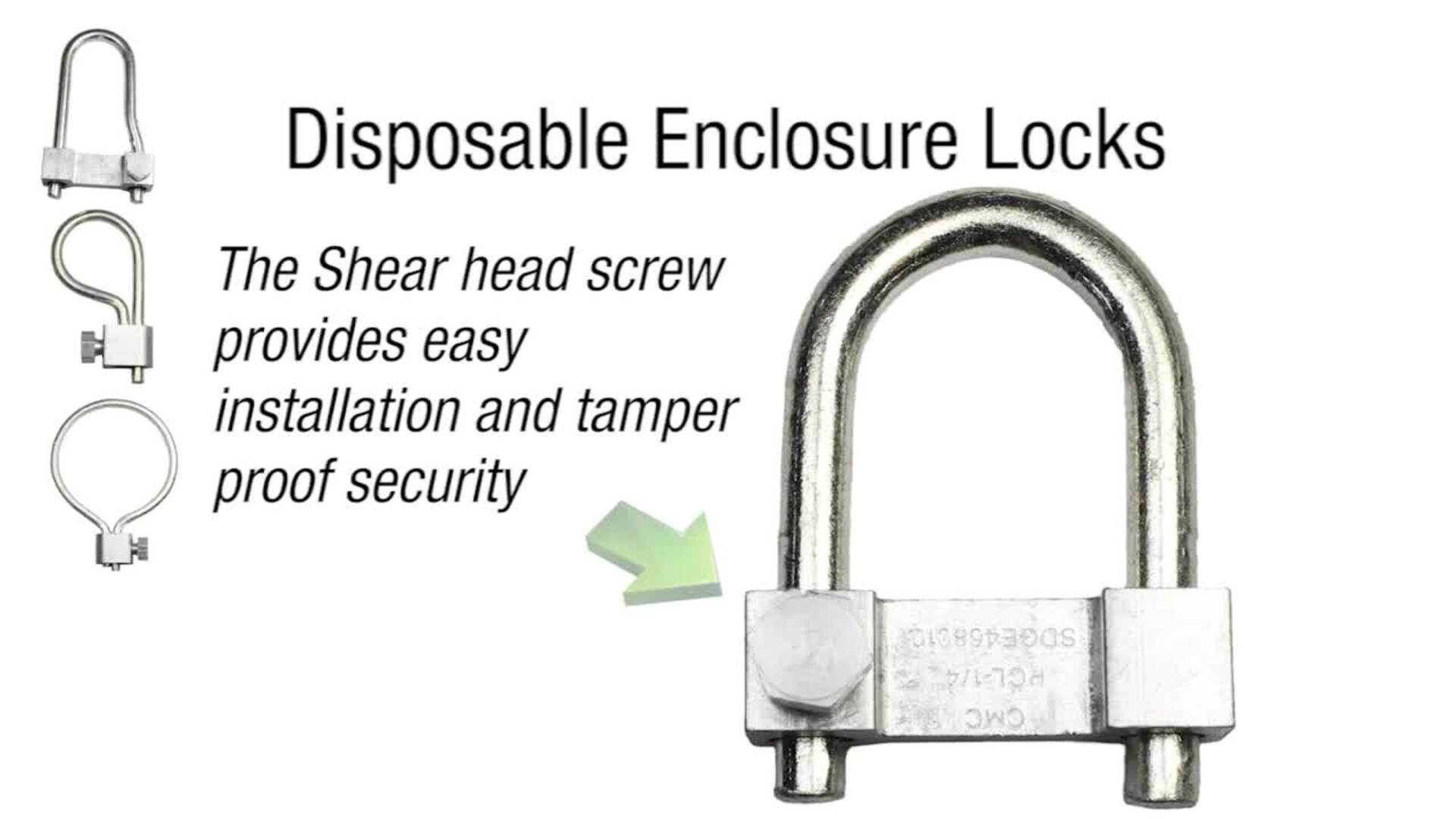 BURNDY Disposable Enclosure Locks