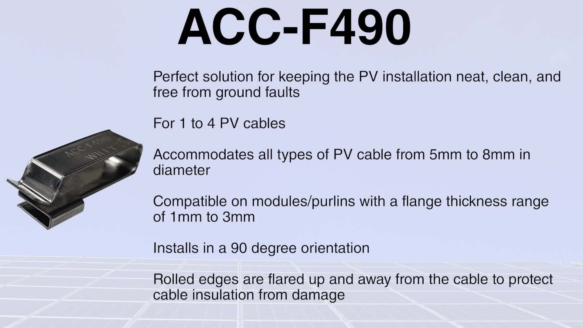 BURNDY ACC-F490 Installation Video