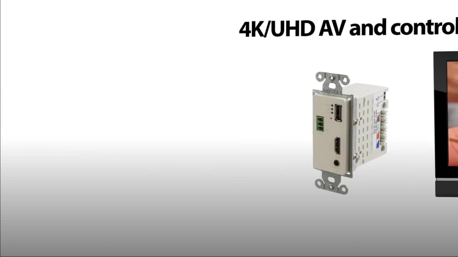 Hubbell Premise Wiring Hubbell AV110 Everywhere™ Video