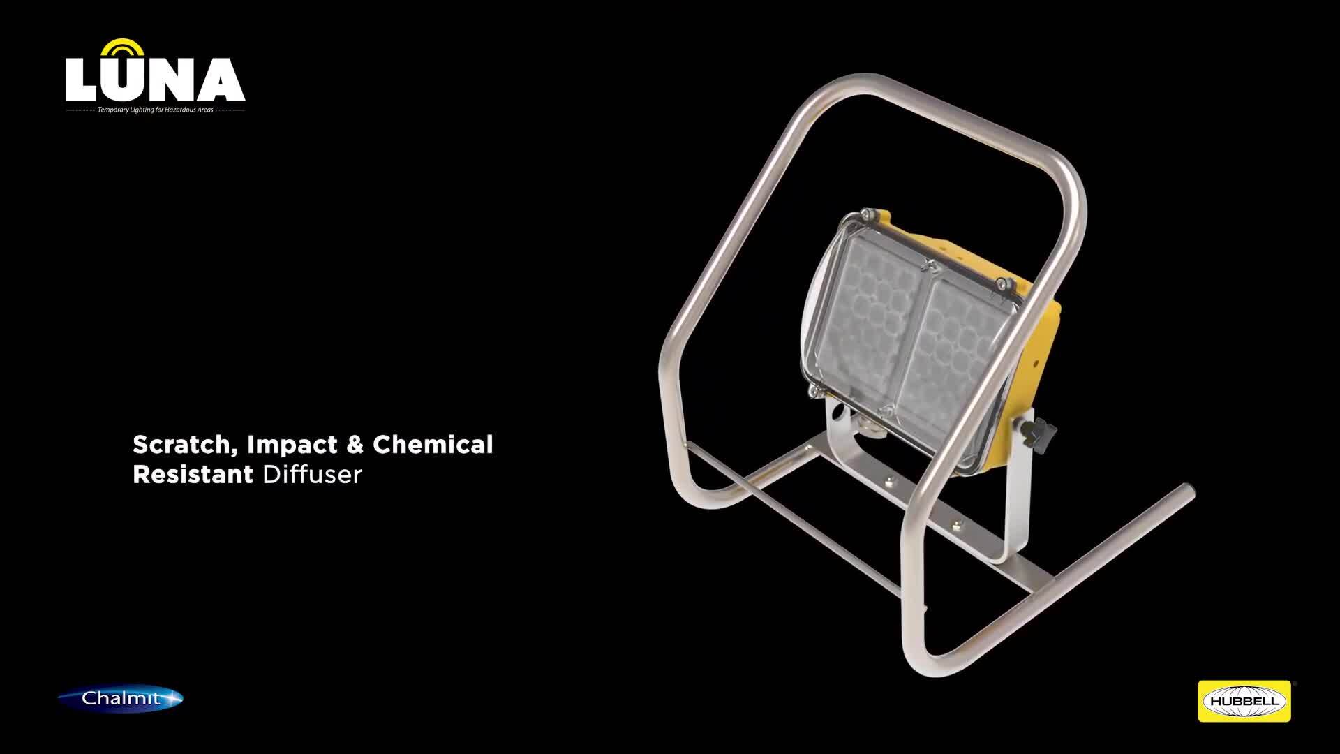 Chalmit Lighting Introducing the Luna  Ex Temporary Floodlight