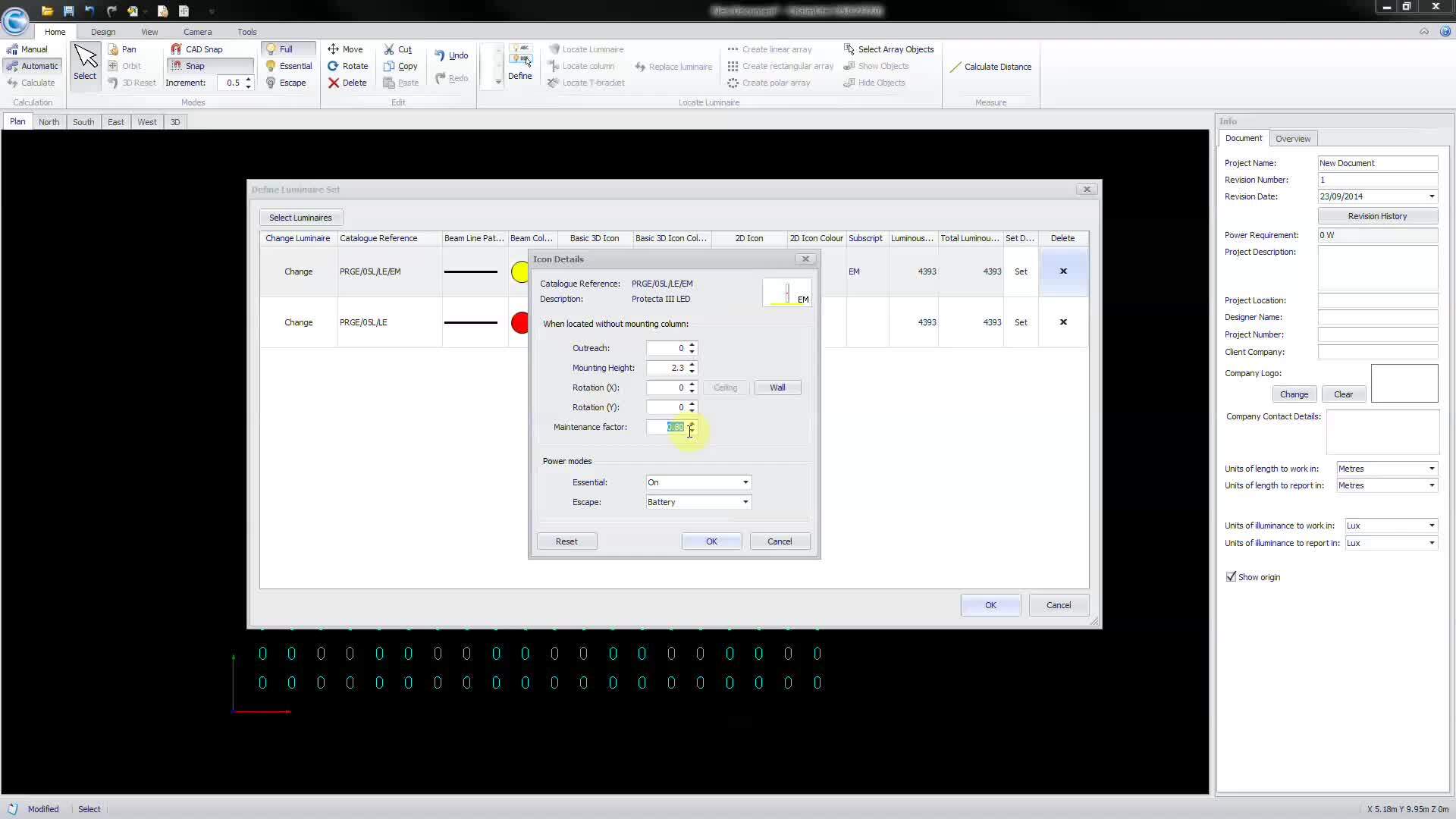 Chalmit Killark Victor V5 Lighting Software-Luminaire Selection & Placing