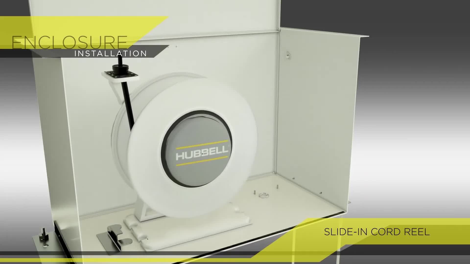 WDK inREACH™ Cord Reel Drop Ceiling Enclosure (Plenum Rated)