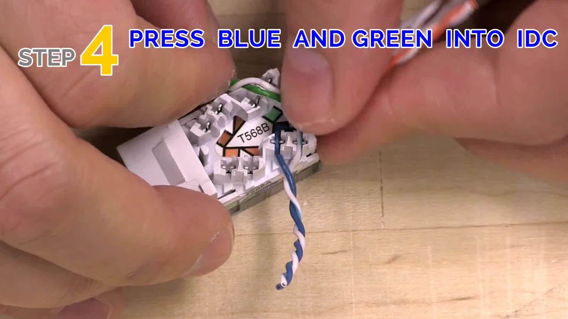 Hubbell Premise Wiring HXJ Xcelerator Jack Termination